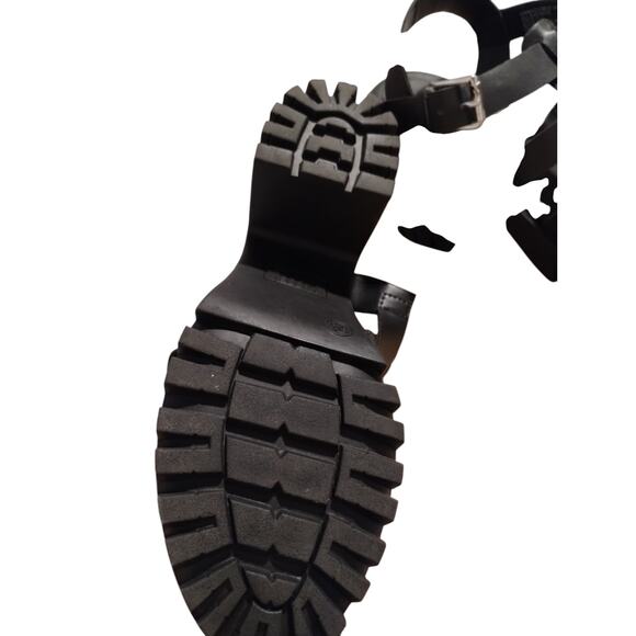 Madden NYC Women's size 9½ Genesis Block Heel Fisherman Gothic Rock Emo Sandals - Picture 6 of 10